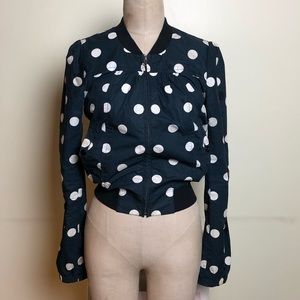 Polka Dot bomber jacket for girls